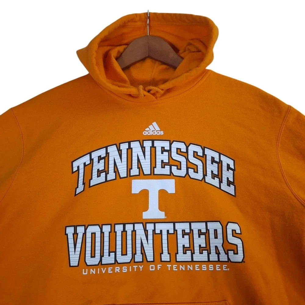 Adidas Tennessee Volunteers Hoodie Mens Large Orange University of Tennessee‎